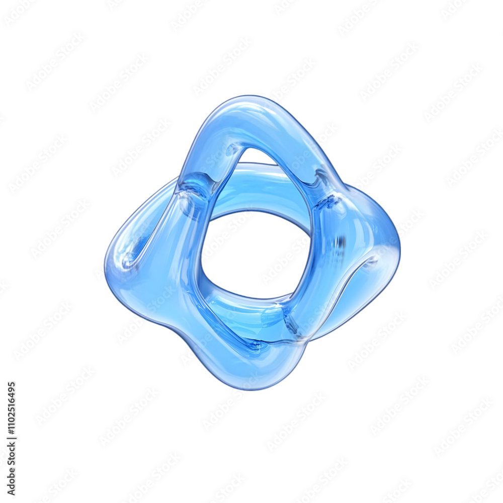 Abstract Transparent Blue Shape with Organic Geometry
Abstract Transparent Blue Shape with Organic Geometry