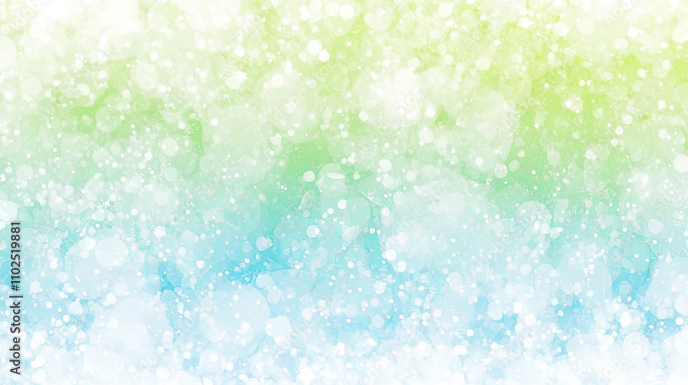Abstract pastel background with bokeh lights and soft gradient of blue, green, and white. Abstract pastel background with bokeh lights and soft gradient of blue, green, and white.