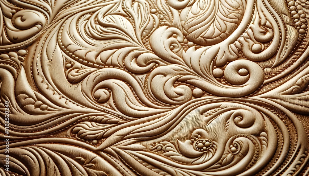 Sophisticated charm in a beige leather finish Sophisticated charm in a beige leather finish