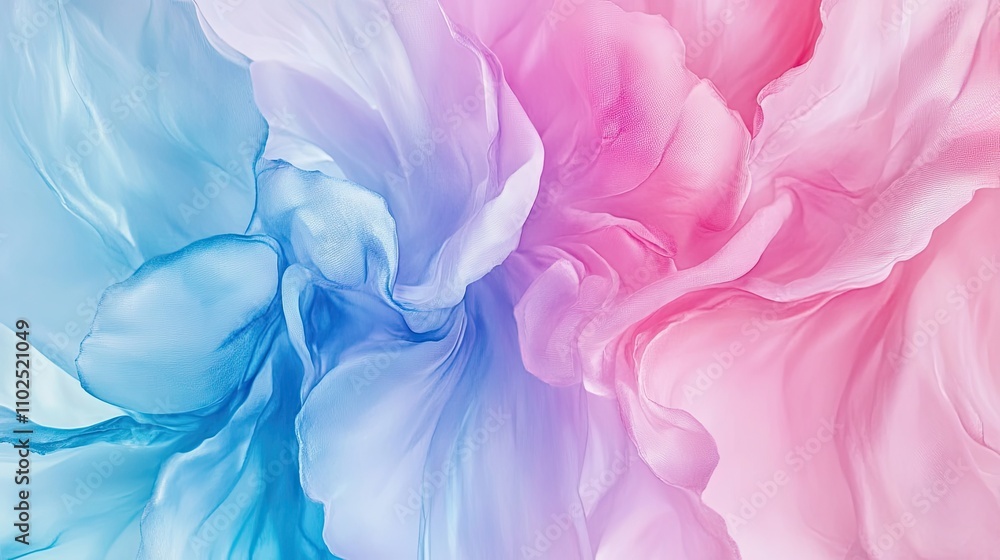 Abstract pastel pink and blue flowing fabric textile texture background. Abstract pastel pink and blue flowing fabric textile texture background.
