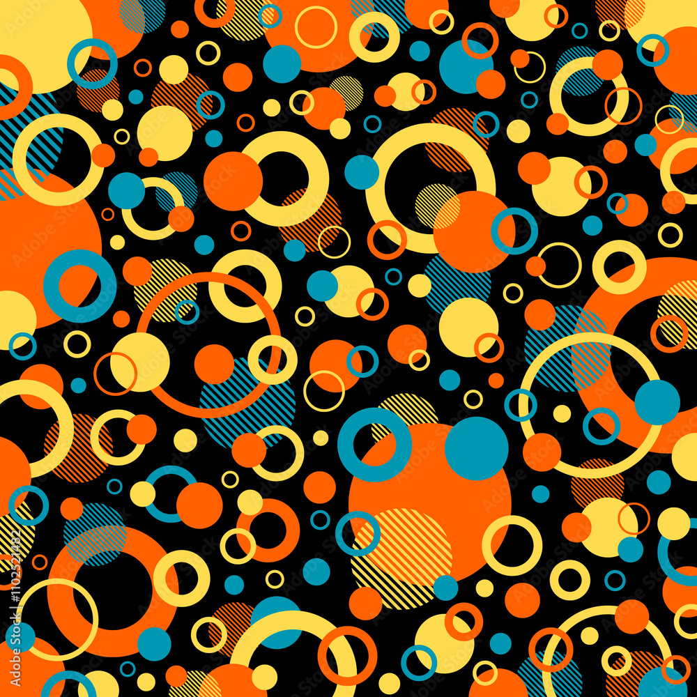 Fototapeta premium abstract background with circles