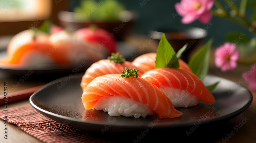 Traditional Sushi Dinner Setting Traditional Sushi Dinner Setting