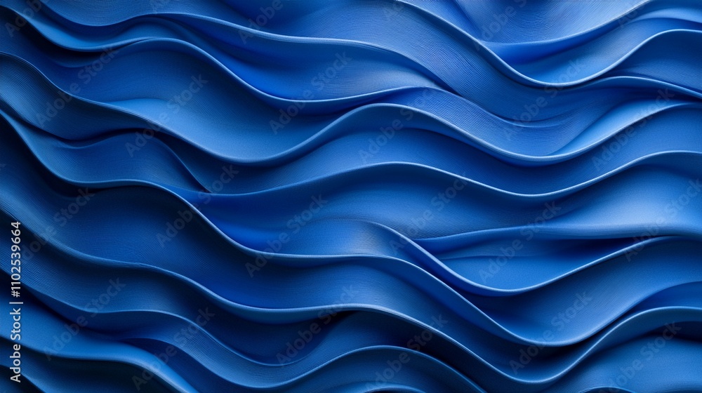 Abstract blue waves create a mesmerizing pattern of undulating curves and shadows, evoking a sense of fluid motion and tranquility in this striking visual composition. Abstract blue waves create a mesmerizing pattern of undulating curves and shadows, evoking a sense of fluid motion and tranquility in this striking visual composition.