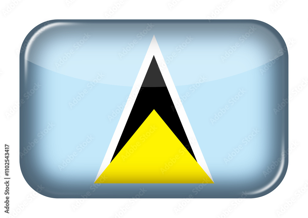 A Saint Lucia web icon button A Saint Lucia web icon button