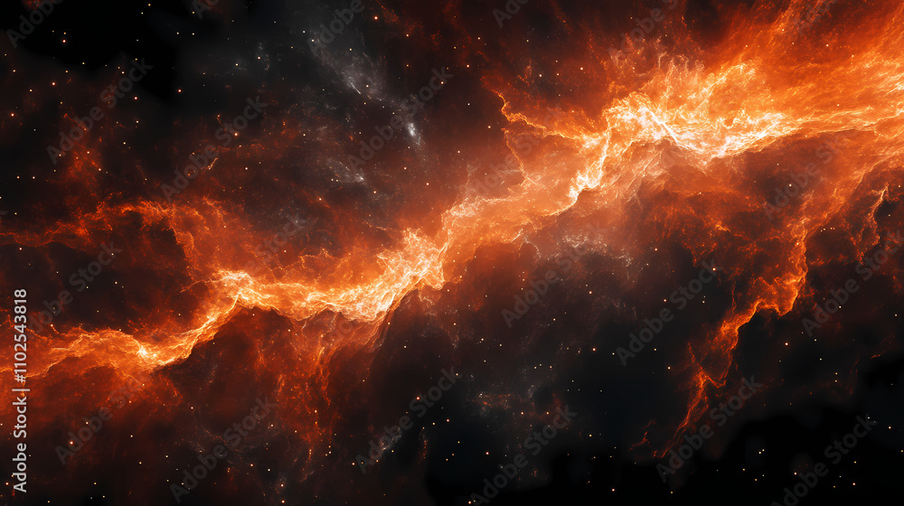 Fototapeta premium A captivating nebula space background celestial details ai generated. Celestial. Illustration