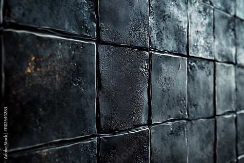 Dark Metal Tiles Texture