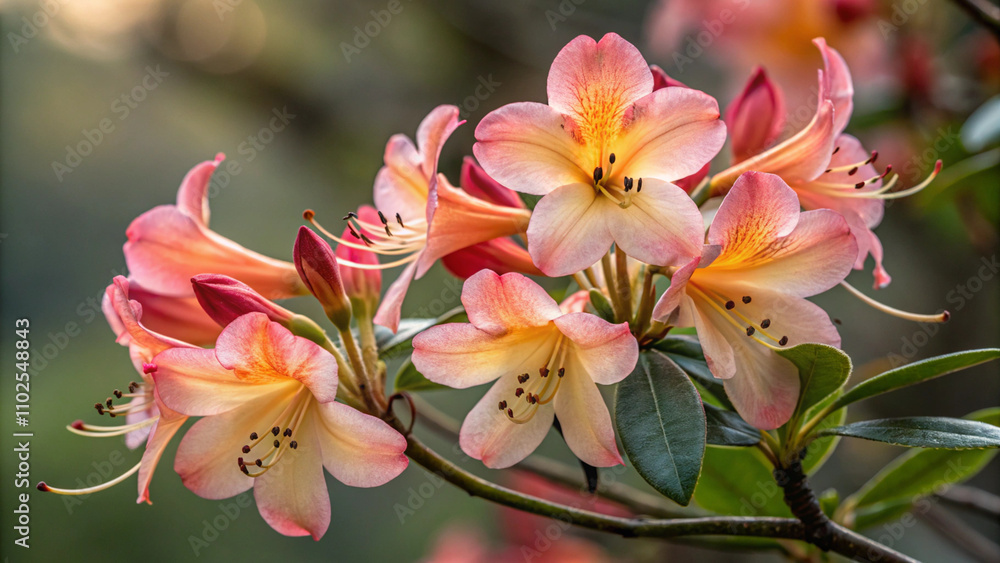 Obraz premium pink and yellow flowers