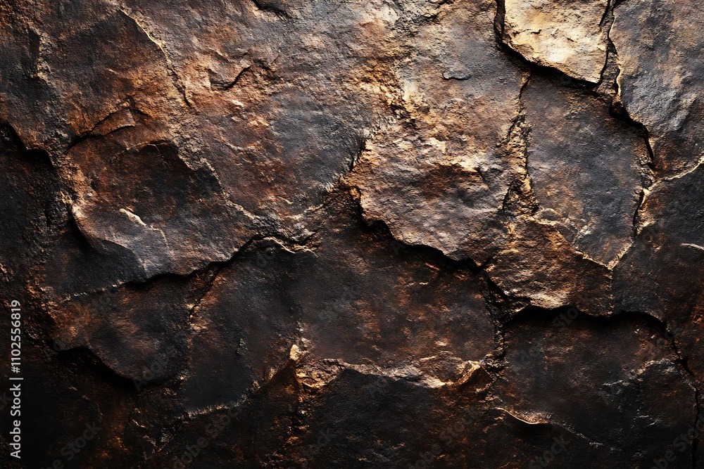 Dark Brown Stone Texture Background Dark Brown Stone Texture Background