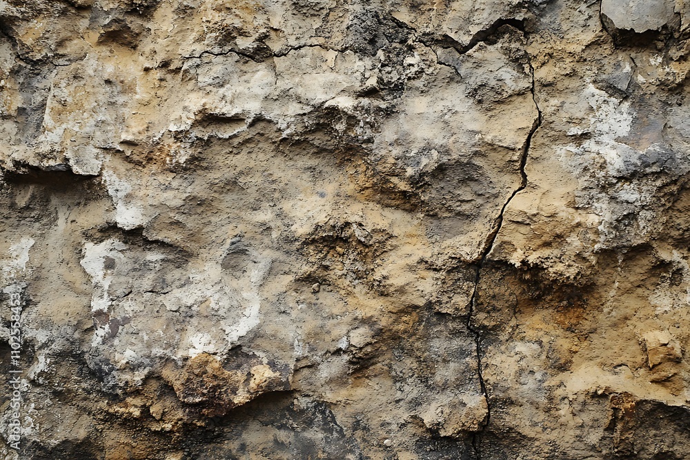 Naklejka premium Rough Stone Wall Texture