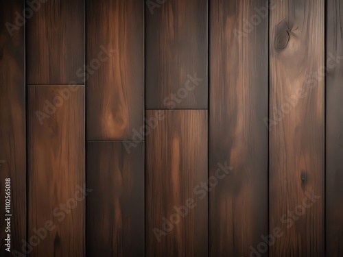 Dark Brown Wooden Planks Texture Background photo