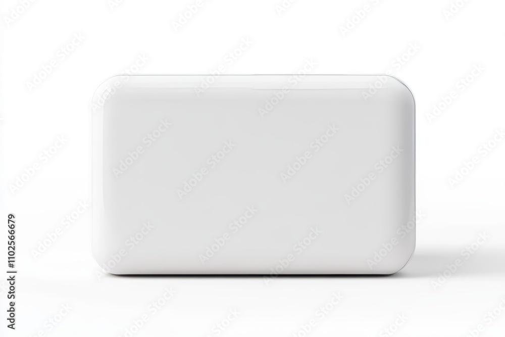 A white box with no writing on it, the perfect form of soap A white box with no writing on it, the perfect form of soap