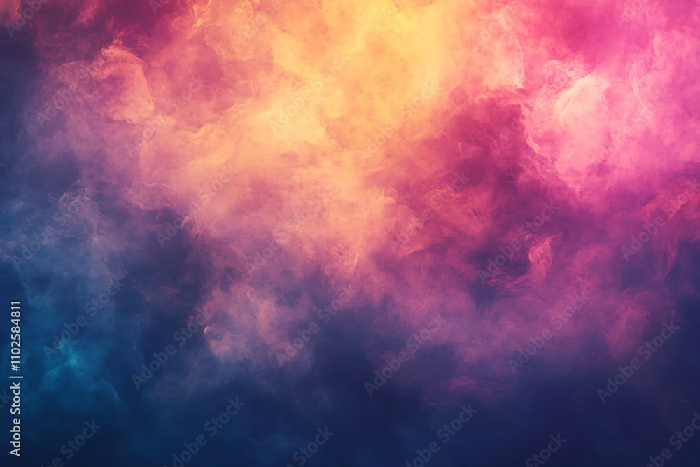 Colorful Smoke Clouds Background Colorful Smoke Clouds Background