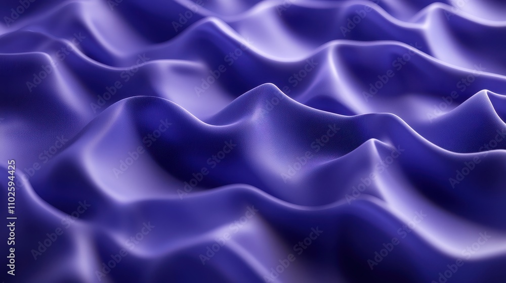 Obraz premium Abstract Purple Wavy Fabric Texture Background