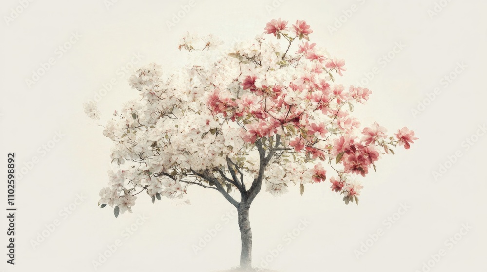 A tree of blessings. A flourishing fruit tree in full bloom, symbolizing faith and productivity.
A tree of blessings. A flourishing fruit tree in full bloom, symbolizing faith and productivity.