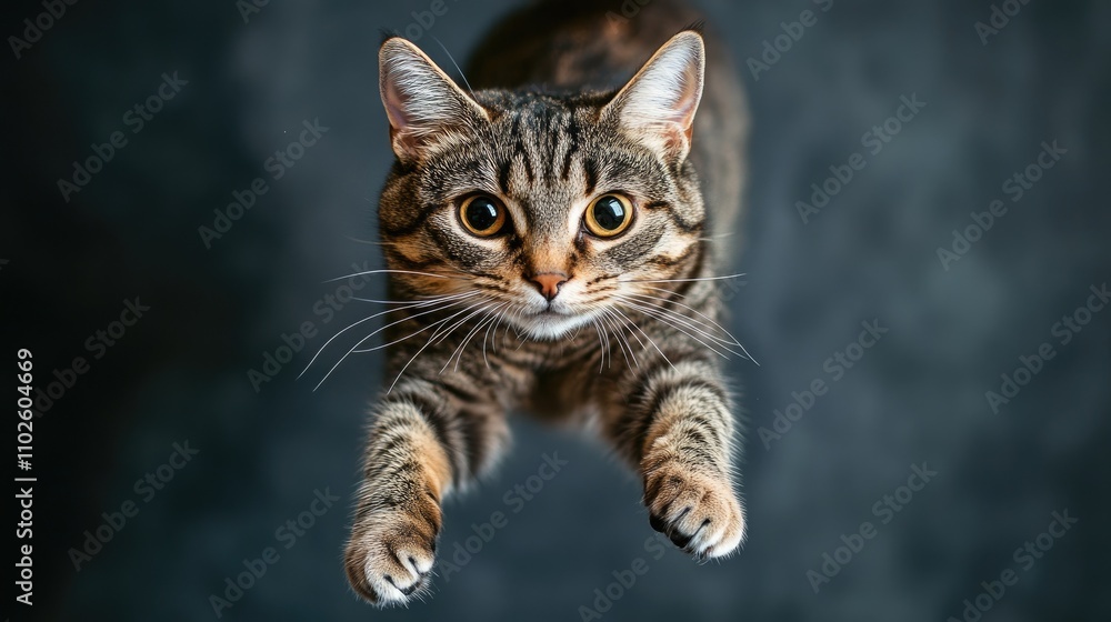 Obraz premium Curious Tabby Cat