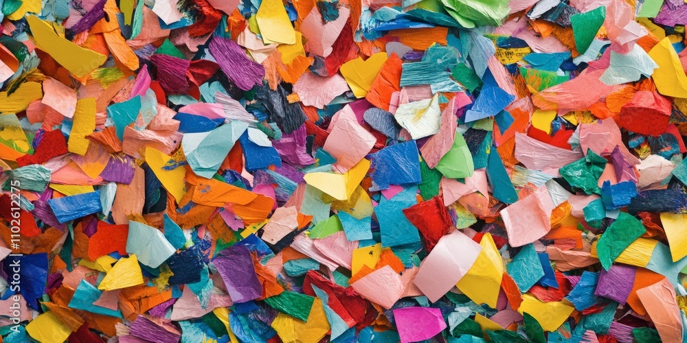 Colorful Paper Confetti Explosion Colorful Paper Confetti Explosion