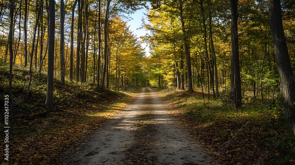 Autumn Forest Path