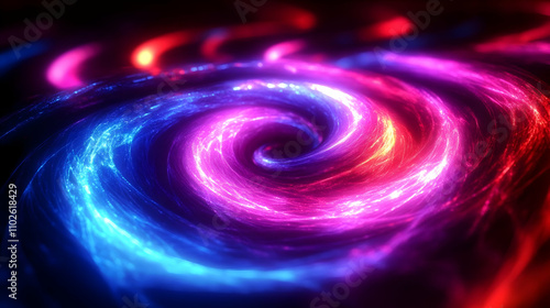 Abstract 3D Vortex Background