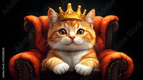 Regal Kitten Illustration: ...