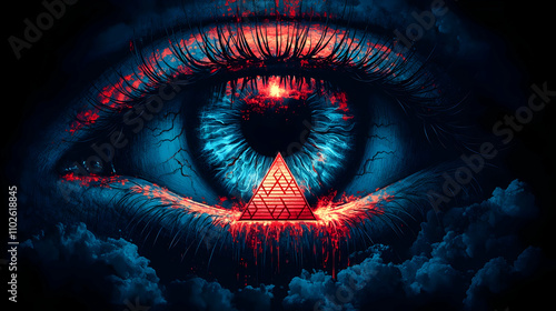 Mystic Eye Abstract Illustr...