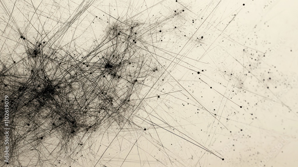 A conceptual image with abstract lines and shapes connecting different points, symbolizing the idea of experience as a journey A conceptual image with abstract lines and shapes connecting different points, symbolizing the idea of experience as a journey