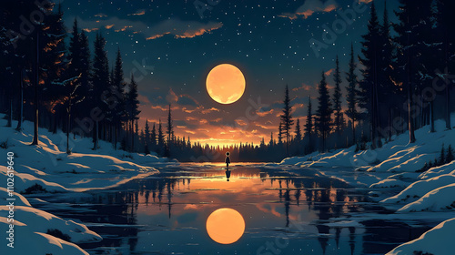 Winter Solitude: Digital Pa...