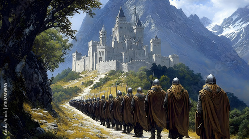 Fantasy Medieval Castle Ill...