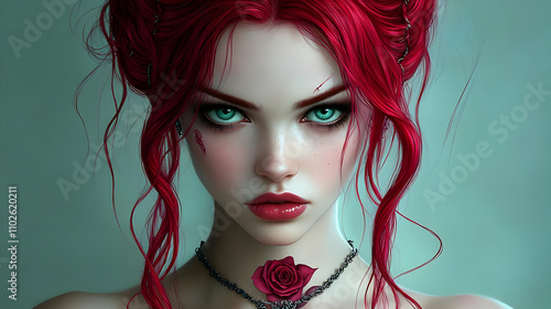 Digital Painting of a Woman...