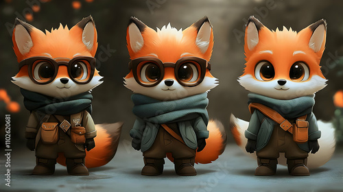 Adorable Fox Illustration: ...