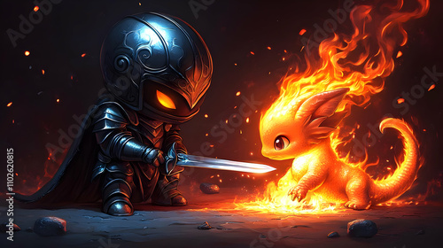 Fantasy Illustration Knight...
