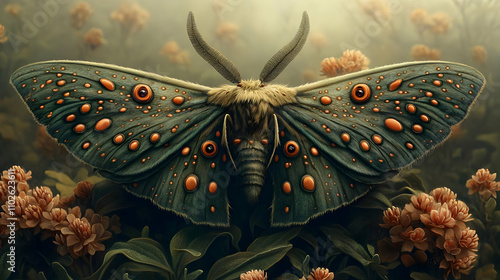 Mystic Moth Illustration:  ...