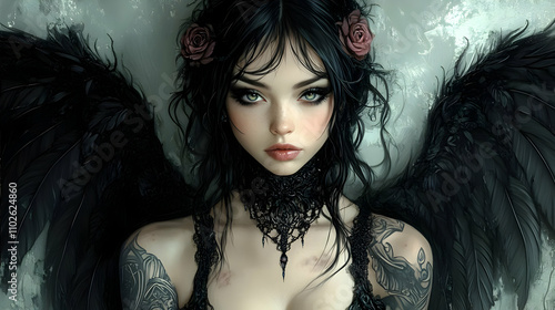 Dark Angel Illustration: Go...