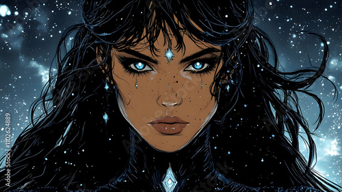 Mystical Woman Illustration