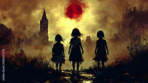 Apocalyptic Children Illust...