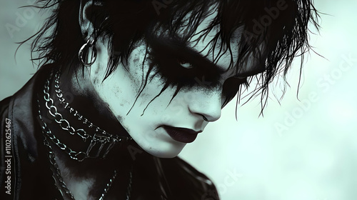 Gothic Style Portrait Illus...