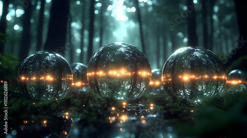 Enchanted Forest 3D Render:...