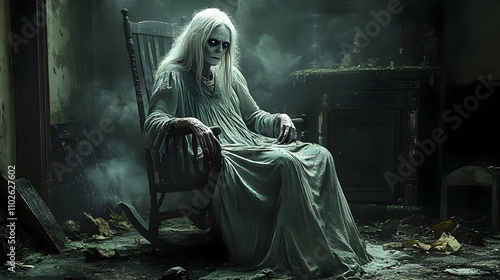 Haunted Rocking Chair Ghost...