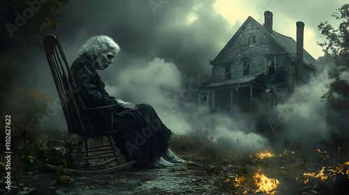 Haunted House Digital Painting