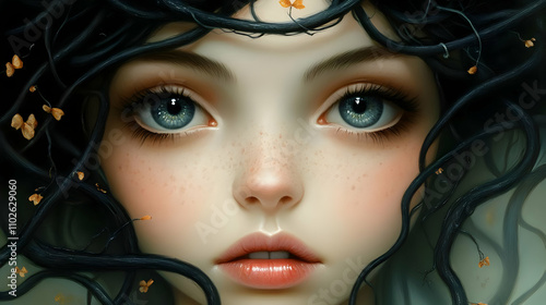Enchanted Girl Digital Pain...