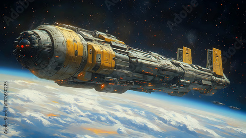 Spaceship Illustration: Fut...