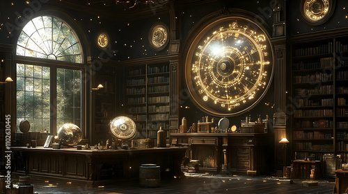 Mystical Library 3D Render