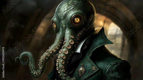 Mysterious Octopus Gentlema...
