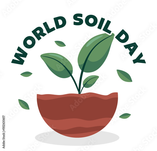 world soil day with a plant seed