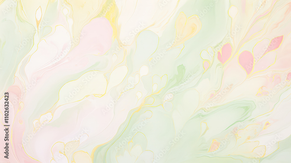 A soft blend of pastel colors creates a serene background, featuring gentle swirls and hints of pink and yellow, ideal for calming decor A soft blend of pastel colors creates a serene background, featuring gentle swirls and hints of pink and yellow, ideal for calming decor