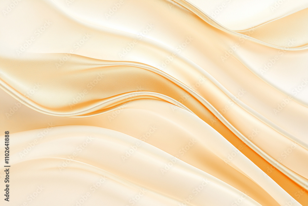 Obraz premium ゴールドのグラデーション波デザイン