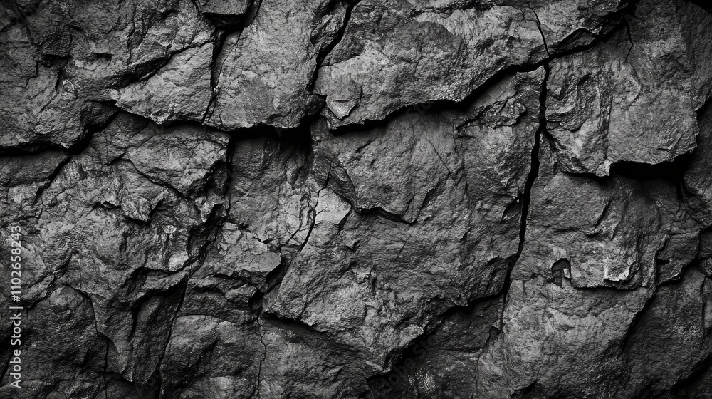 Black White Rock Texture Cracked Surface Abstract Background Grunge Black White Rock Texture Cracked Surface Abstract Background Grunge