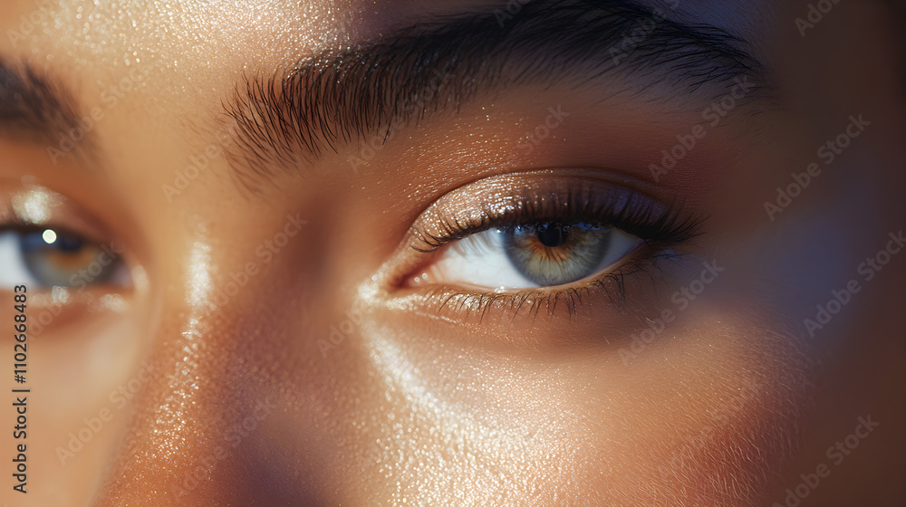 Fototapeta premium Enhancing Eye Appearance: Techniques for Bigger, Brighter Eyes