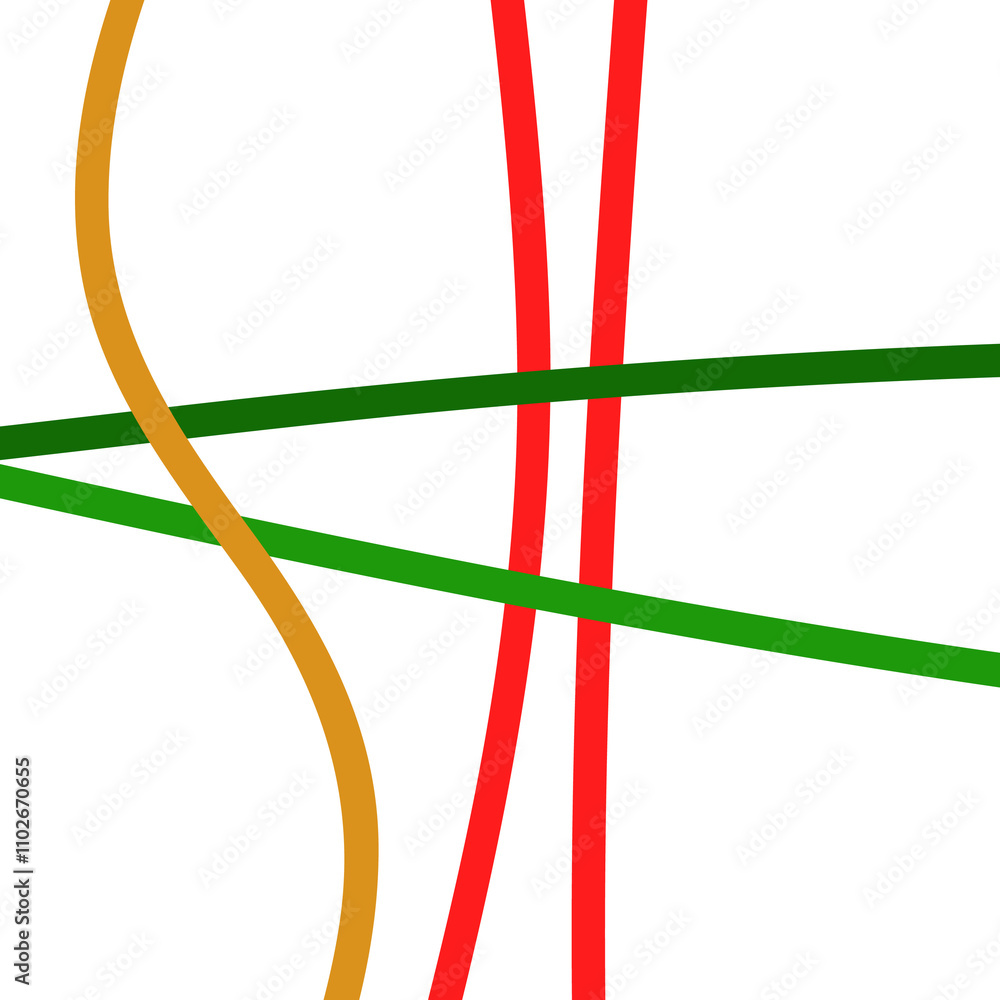 Red green orange graphic lines background Red green orange graphic lines background