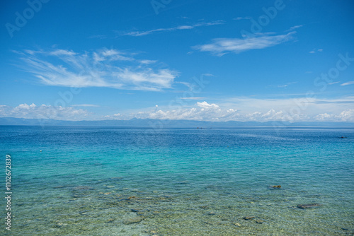 blue sky and sea