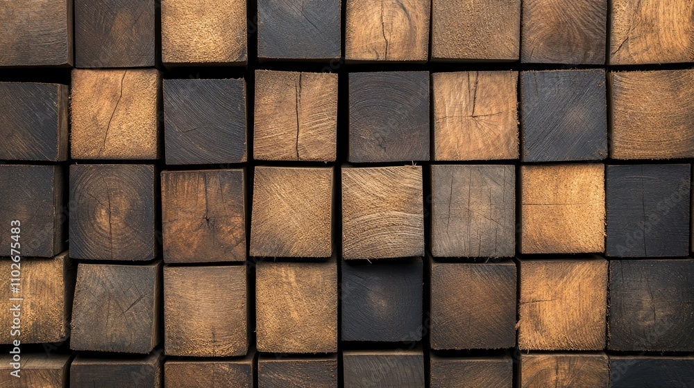 Textured Wooden Blocks Background for Design Use Textured Wooden Blocks Background for Design Use